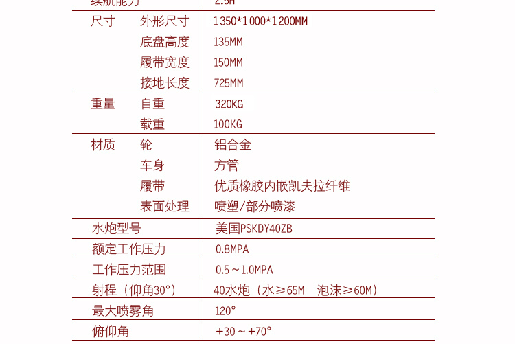 消防灭火机器人RXR-M40D-880T