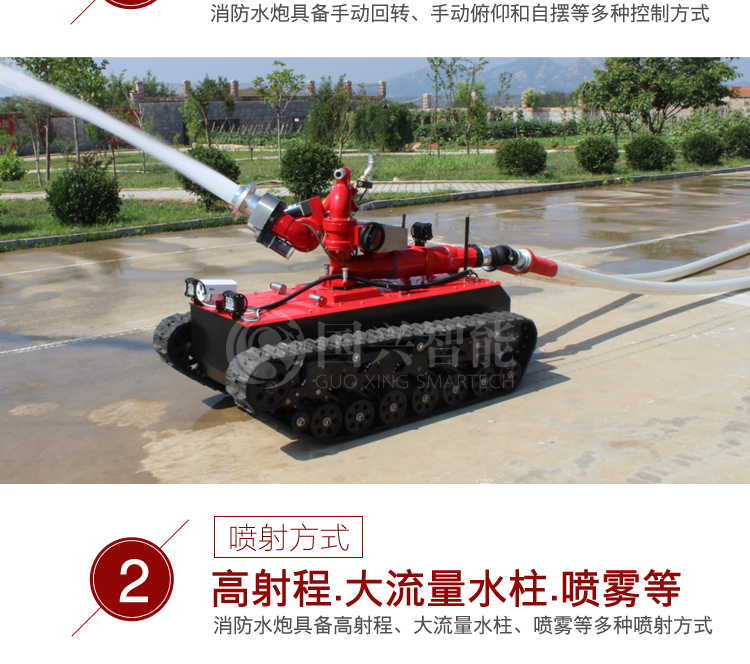 1.5米履帶式消防車