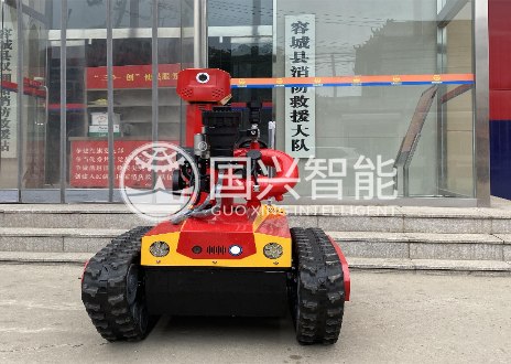 容城县消防大队机器人交付