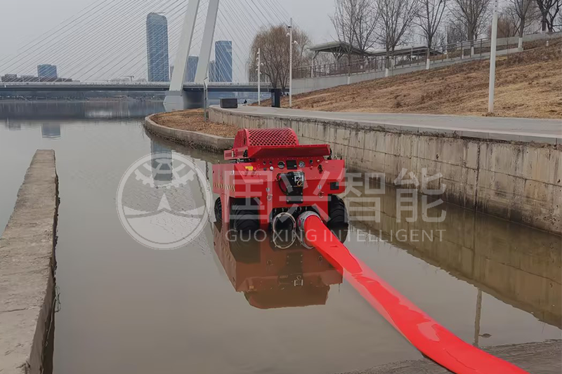 陕西省某消防救援队排涝机器人批量交付